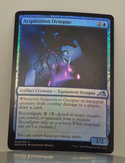 Foil - Acquisition Octopus - Kamigawa: Neon Dynasty - NEO - 44/302 - MTG - Image 1