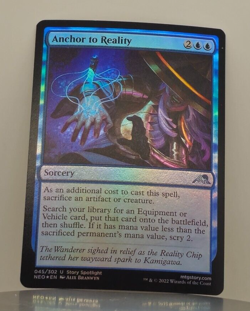Foil - Anchor to Reality - Kamigawa: Neon Dynasty - NEO - 45/302 - MTG - Image 1