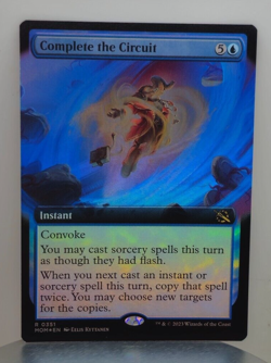 Foil Complete the Circuit (Extended Art) - MOM - 351 - March of the Machine - Image 1
