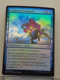 Foil - Awakened Awareness - Kamigawa: Neon Dynasty - NEO - 47/302 - MTG - Image 1