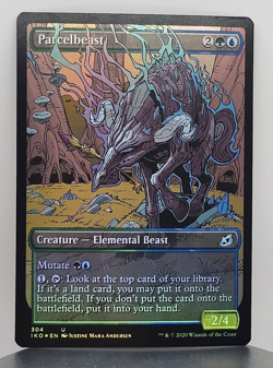 Foil - Parcelbeast (Showcase) - Ikoria: Lair of Behemoths - IKO - 304 - MTG - Image 1