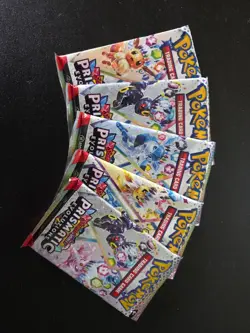 5 Pokemon Prismatic Evolutions Booster Packs Factory Sealed - Image 1
