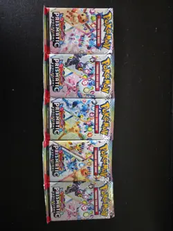 5 Pokemon Prismatic Evolutions Booster Packs Factory Sealed - Image 2