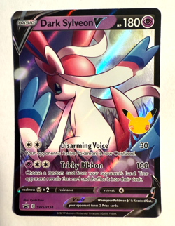 Pokemon TCG - Dark Sylveon V SWSH134 - 25th Celebrations Promo - Image 1