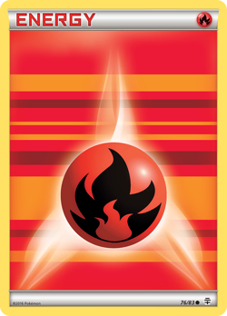 Fire Energy (76/83) XY: Generations​ - Near Mint Reverse Holofoil Pokemon TCG - Image 1