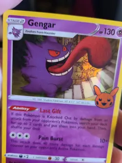 Gengar 057/198 Chilling Reign Holo Rare Pokemon TCG NEW Free Shipping Picachu st - Image 4