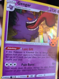 Gengar 057/198 Chilling Reign Holo Rare Pokemon TCG NEW Free Shipping Picachu st - Image 5