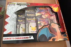 Pokemon 25th Annivers Celebrations Lance's Charizard V Collection BOX SEALED 820650809392 - Image 1