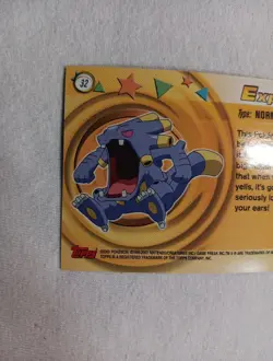 2003 Topps Pokemon Advanced Holo Foil #32 Exploud NM - Image 5