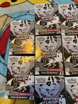 Pokemon White Flare Booster Bundle Lot of 14 Factory Sealed!!!!!!!!!!!!!!!!!!!!! - Image 3