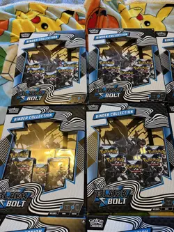 Pokemon Scarlet & Violet: Black Bolt Binder Collection Box Lot Of 12 - Image 3