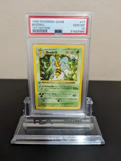 Pokemon TCG 1999 Beedril 1st Edition 017/102 Base Set PSA 10 Gem Mint - Image 3
