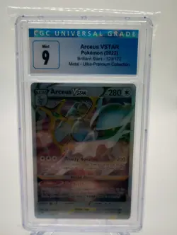 CGC 9 - Metal Ultra Premium Promo Arceus VSTAR 123/172 - 2022 Pokemon Brilliant - Image 1