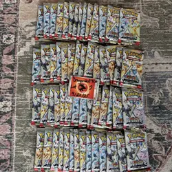 Lot Of Pokemon Prismatic Evolutions 56 New Factory Sealed Booster Packs - Image 1
