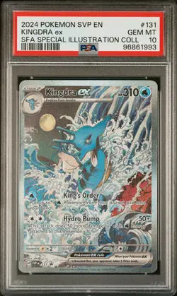 PSA 10 Pokemon Kingdra ex SVP 131 Shrouded Fable Special Illustration Promo - Image 1