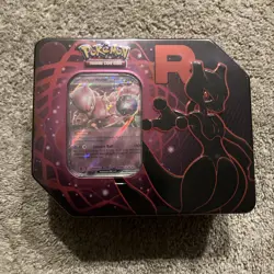Pokemon Team Rocket MewTwo Tin New Sealed Destined Rivals - New! - Image 1