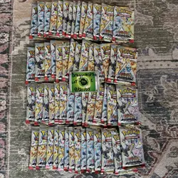 Lot Of Pokemon Prismatic Evolutions 56 New Factory Sealed Booster Packs - Image 1