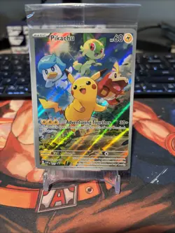 PIKACHU SVP 027 BLACK STAR PROMO Pokemon PALDEA EVOLVED Sealed - Image 1