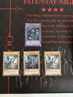 3 Blue-Eyes White Dragon JUMP-EN068 Limited Edition + 1 Blue Eyes Jmp-en005 - Image 1
