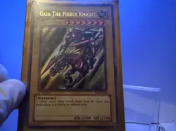 Gaia The Fierce Knight LOB-E004 The Legend of Blue Eyes White Dragon-1st Edition - Image 3