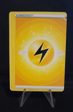 Pokemon: Silver Tempest - Lightning Energy - Twisted Miscut Error Card - Image 1