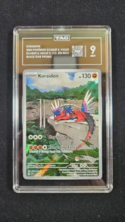 Koraidon Scarlet & Violet Pokemon Center Promo Card TAG 9 - Image 1