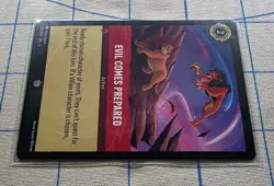 Evil Comes Prepared 128/204 Shimmering Skies Regular - Lorcana Card - Image 3
