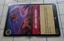 Evil Comes Prepared 128/204 Shimmering Skies Regular - Lorcana Card - Image 5