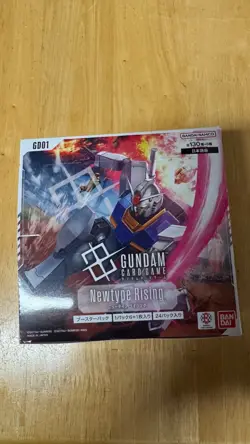 Gundam Card Game Booster Box - Newtype Rising (GD01) (Japanese) - 24 Packs - Image 1