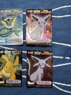 Set 6 Pikachu Dragonite Pokemon Card Movie Vintage Nintendo Meiji Japanese - Image 4