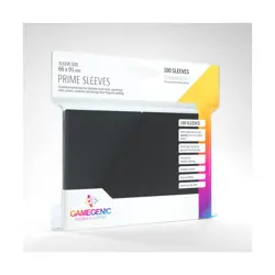 GameGenic Card Protection Prime Sleeves - Black (100) New - Image 1