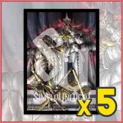 DIGIMON CARD GAME: DarknessBagramon Sinister Order 5 Card Sleeves OFFICIAL ?? - Image 1