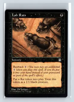 LAB RATS - MTG Magic the Gathering Card - Stronghold - Common - Image 1