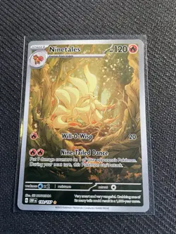 Ninetails Obsidian Flames IR Holo Card 199/197 - Image 1
