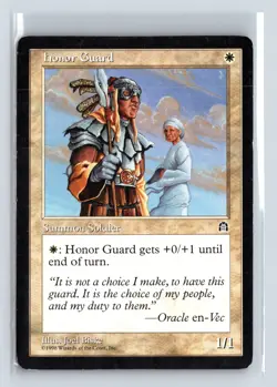 HONOR GUARD - MTG Magic the Gathering Card - Stronghold - Common - Image 1
