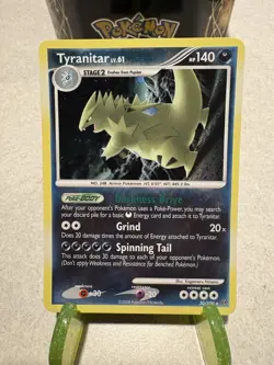 Tyranitar 30/100 Stormfront Holo Rare Pokemon Card LP - Image 1