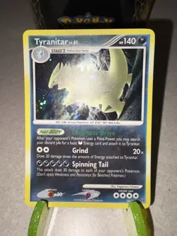 Tyranitar 30/100 Stormfront Holo Rare Pokemon Card LP - Image 2