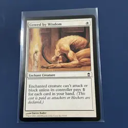 Cowed by Wisdom - Saviors of Kamigawa - Magic the Gathering MTG NM - Image 1