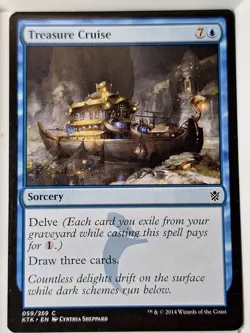 Treasure Cruise - Khans of Tarkir - Magic the Gathering MTG Nice! - Image 1