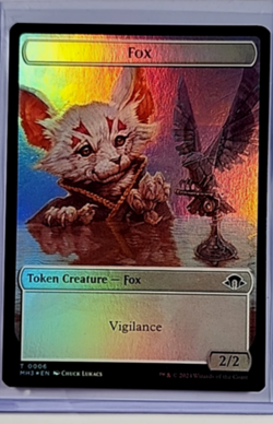 2024 MTG Magic The Gathering MH3 Modern Horizons 3 Foil Token #33/6 Fox Servo - Image 1