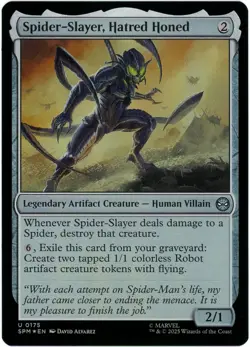Spider-Slayer, Hatred Honed (Foil) - 0175 Marvel's Spider-Man MTG SHIPS NOW NM/M - Image 1