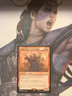 Siege-Gang Commander NM 228 MTG LOTR - Image 1