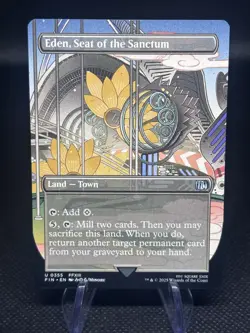 Borderless EDEN, SEAT OF THE SANCTUM mtg NM-M Final Fantasy - Image 1