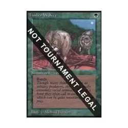 WOTC MtG Collector's Ed Timber Wolves (CE) (R) EX - Image 1