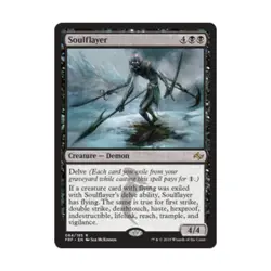 WOTC MtG Fate Reforged Soulflayer (R) (Foil) EX - Image 1