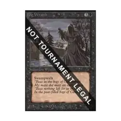 WOTC MtG Collector's Ed Bog Wraith (CE) (U) EX - Image 1