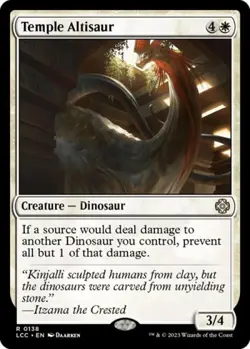 Temple Altisaur - Near Mint MTG Commander: The Lost Caverns of Ixalan - Image 1