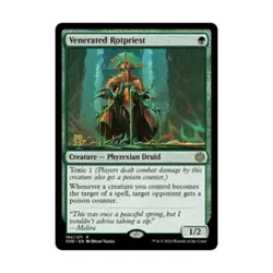 WOTC MtG Prerelease Promos Venerated Rotpriest (R) (Foil) NM - Image 1
