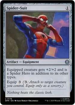 Spider-Suit (Foil) - 0176 - Marvel's Spider-Man - MTG - SHIPS NOW NM/M - Image 1