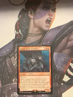 Goblin Dark-Dwellers 0219 Non Foil Rare LOTR Commander MTG Near Mint - Image 1
